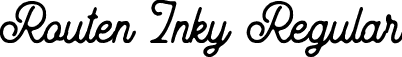 Routen Inky Regular font - Routen Inky.ttf