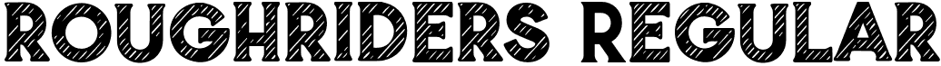 roughriders Regular font - roughriders.otf