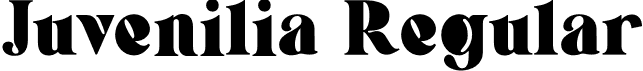 Juvenilia Regular font - Juvenilia.otf