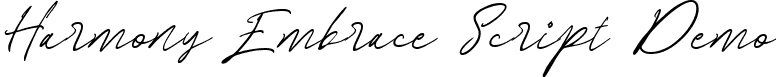 Harmony Embrace Script Demo font - harmonyembracescriptdemo-zv1vj.ttf