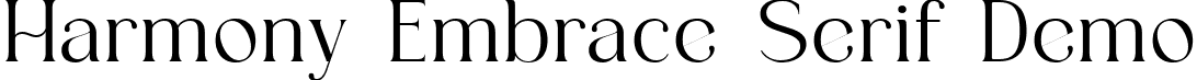 Harmony Embrace Serif Demo font - harmonyembraceserifdemo-3z3yz.ttf