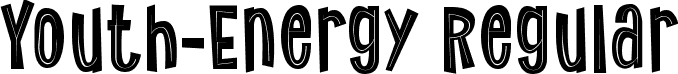 Youth-Energy Regular font - Youth-Energy.ttf