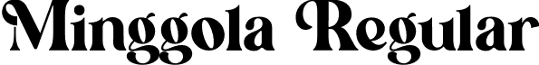 Minggola Regular font - Minggola.otf