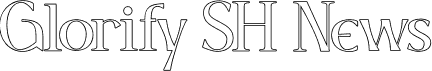 Glorify SH News font - Glorify Sh Outline.otf