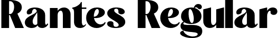 Rantes Regular font - Rantes.otf