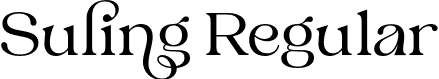 Suling Regular font - suling-regular.otf