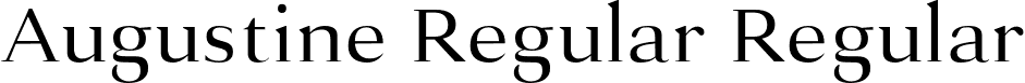 Augustine Regular Regular font - Augustine Regular.otf