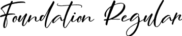 Foundation Regular font - foundation-regular.otf