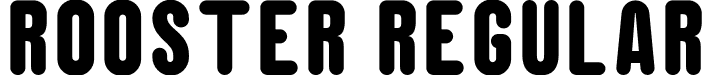 Rooster Regular font - Rooster.otf