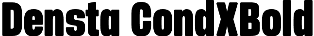 Densta CondXBold font - Densta.otf