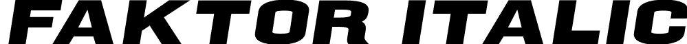 Faktor Italic font - Faktor-Italic.otf