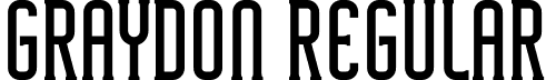 Graydon Regular font - graydon.otf