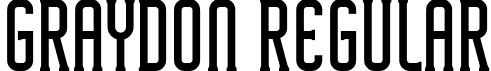 Graydon Regular font - graydon.ttf