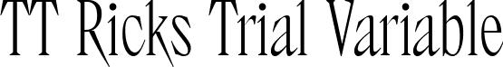 TT Ricks Trial Variable font - tt-ricks-trial-variable.ttf