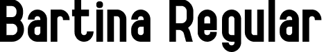 Bartina Regular font - bartina-bold.ttf