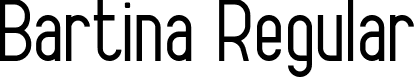 Bartina Regular font - bartina-light.ttf