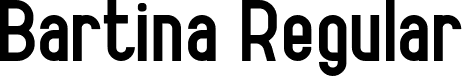 Bartina Regular font - bartina-semibold.ttf