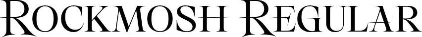 Rockmosh Regular font - rockmosh.otf