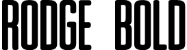 Rodge Bold font - Rodge-Bold.otf