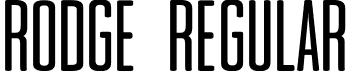 Rodge Regular font - Rodge-Regular.otf