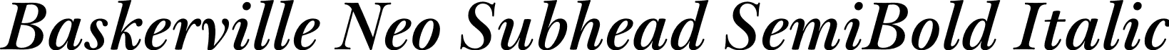 Baskerville Neo Subhead SemiBold Italic font - Baskerville Neo Subhead SemiBold Italic.otf