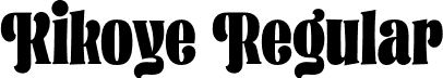 Kikoye Regular font - Kikoye-Regular.otf