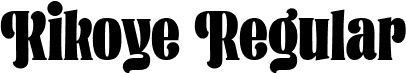 Kikoye Regular font - Kikoye-Regular.ttf