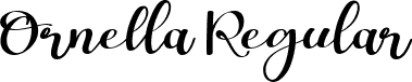 Ornella Regular font - Ornella-3z6Vz.ttf