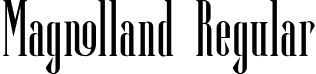 Magnolland Regular font - Magnolland-Regular.otf