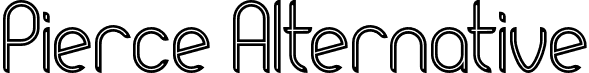 Pierce Alternative font - Pierce Alternative.otf