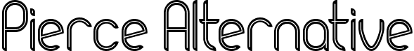 Pierce Alternative font - Pierce Alternative.ttf