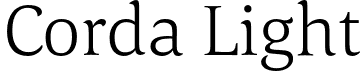 Corda Light font - Corda-Light.otf