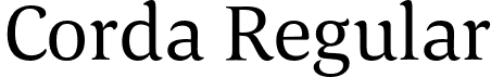 Corda Regular font - Corda-Regular.otf