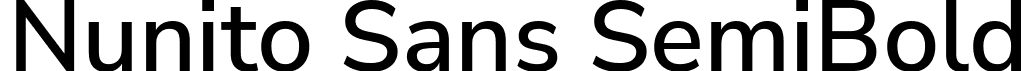 Nunito Sans SemiBold font - NunitoSans-SemiBold.ttf