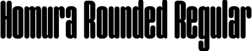 Homura Rounded Regular font - Homura-Rounded.otf