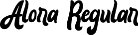 Alora Regular font - FontsFree-Net-Alora.ttf