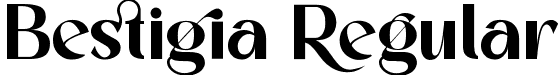 Bestigia Regular font - Bestigia-Regular.ttf