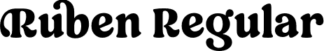 Ruben Regular font - ruben.otf