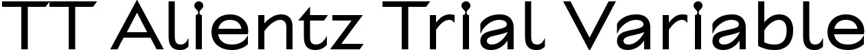 TT Alientz Trial Variable font - TT-Alientz-Trial-Variable.ttf