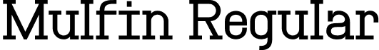 Mulfin Regular font - Mulfin.otf