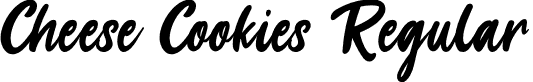 Cheese Cookies Regular font - Cheese Cookies.ttf