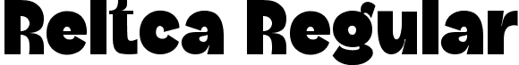 Reltca Regular font - Reltca.ttf