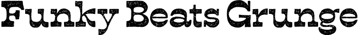 Funky Beats Grunge font - Funky Beats Grunge.otf