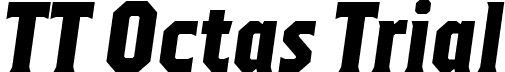 TT Octas Trial font - TT-Octas-Trial-Black-Italic.otf