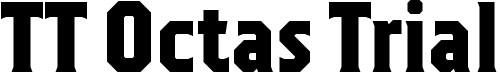 TT Octas Trial font - TT-Octas-Trial-Black.otf