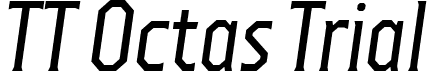 TT Octas Trial font - TT-Octas-Trial-Italic.otf