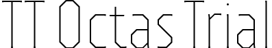 TT Octas Trial font - TT-Octas-Trial-Thin.otf