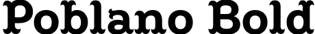 Poblano Bold font - Poblano-Bold.otf