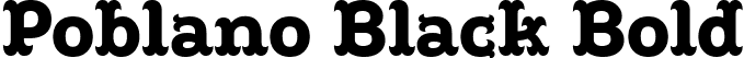 Poblano Black Bold font - Poblano-Black.ttf