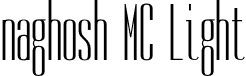 naghosh MC Light font - naghoshMC-Light.otf